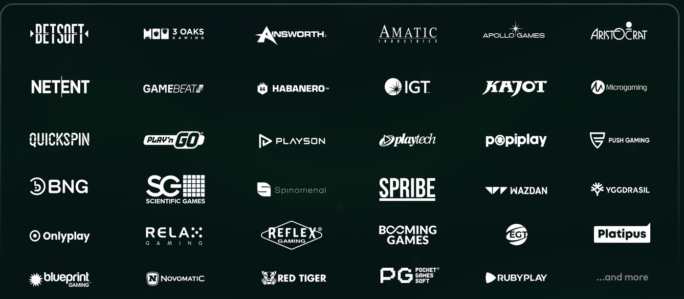 Rivo Casino game providers: Betsoft, NetEnt, Play'n GO, Playtech, Yggdrasil, Red Tiger, Microgaming, Novomatic and many more